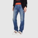 Gucci GG Unisex Ace Sneaker with Interlocking G White Leather 1.5 cm Heel - Image 10