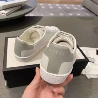 Gucci GG Unisex Ace Sneaker with Interlocking G White Leather