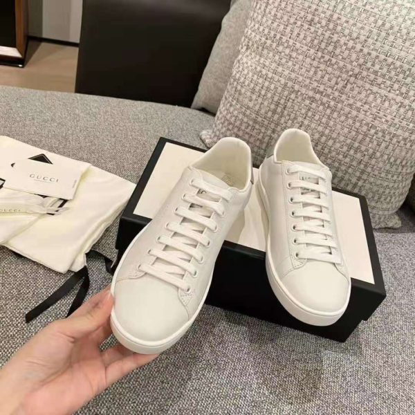 Gucci GG Unisex Ace Sneaker with Interlocking G White Leather (5)