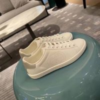 Gucci GG Unisex Ace Sneaker with Interlocking G White Leather