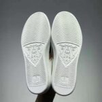 Gucci GG Unisex Ace Sneaker with Interlocking G White Leather Light Blue – Image 9