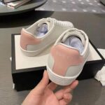 Gucci GG Unisex Ace Sneaker with Interlocking G White Scrap Less Leather - Imagen 9