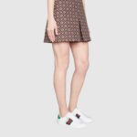 Gucci GG Unisex Ace Sneaker with Kitten White Scrap Less Leather - immagine 11