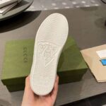 Gucci GG Unisex Disney x Gucci Donald Duck Ace Sneaker White Leather - Image 10