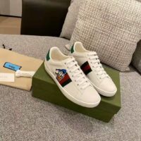 Gucci GG Unisex Disney x Gucci Donald Duck Ace Sneaker White Leather