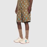 Gucci GG Unisex Doraemon x Gucci Rhyton Sneaker Ivory Leather-Beige - Image 10