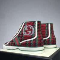 Gucci GG Unisex Gucci Tennis 1977 High-Top Sneaker Interlocking G 2 cm Heel