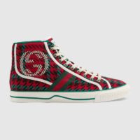 Gucci GG Unisex Gucci Tennis 1977 High-Top Sneaker Interlocking G 2 cm Heel