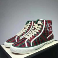 Gucci GG Unisex Gucci Tennis 1977 High-Top Sneaker Interlocking G 2 cm Heel