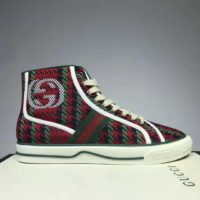 Gucci GG Unisex Gucci Tennis 1977 High-Top Sneaker Interlocking G 2 cm Heel