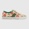 Gucci GG Unisex Gucci Tennis 1977 Sneaker GG Apple Print Ivory Canvas