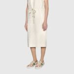 Gucci GG Unisex Gucci Tennis 1977 Sneaker GG Apple Print Ivory Canvas – Image 8