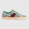 Gucci GG Unisex Gucci Tennis 1977 Sneaker Green Red Web Blue Cotton