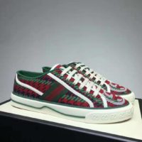 Gucci GG Unisex Gucci Tennis 1977 Sneaker Interlocking G 1.5 cm Heel