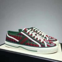 Gucci GG Unisex Gucci Tennis 1977 Sneaker Interlocking G 1.5 cm Heel