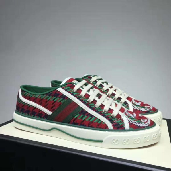 Gucci GG Unisex Gucci Tennis 1977 Sneaker Interlocking G 1.5 cm Heel (8)