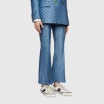 Gucci GG Unisex Gucci Tennis 1977 Sneaker White Mini GG Jacquard Fabric - Image 9