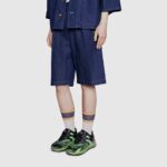 Gucci GG Unisex Ultrapace R Sneaker Knit Fabric Interlocking Double G 3 cm Heel – Bild 11