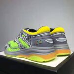 Gucci GG Unisex Ultrapace R Sneaker Knit Fabric Interlocking Double G 3 cm Heel-Lime – Bild 6