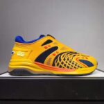 Gucci GG Unisex Ultrapace R Sneaker Knit Fabric Interlocking Double G 3 cm Heel-Yellow - Bild 2