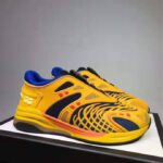 Gucci GG Unisex Ultrapace R Sneaker Knit Fabric Interlocking Double G 3 cm Heel-Yellow - Bild 4