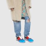 Gucci GG Unisex Ultrapace R sneaker Interlocking G Rubber Double G 3 cm Heel - Image 11