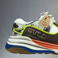 Gucci GG Unisex Ultrapace Sneaker Rock Tejus Printed Leather Embroidered G