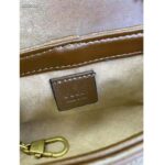 Gucci GG Women GG Marmont Matelassé Super Mini Bag-Brown - Image 12