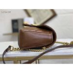 Gucci GG Women GG Marmont Small Matelassé Shoulder Bag-Brown - Image 5