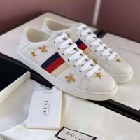 Gucci Unisex Ace sneaker with Bees and Stars Sylvie Web