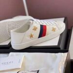 Gucci Unisex Ace sneaker with Bees and Stars Sylvie Web - Imagen 4