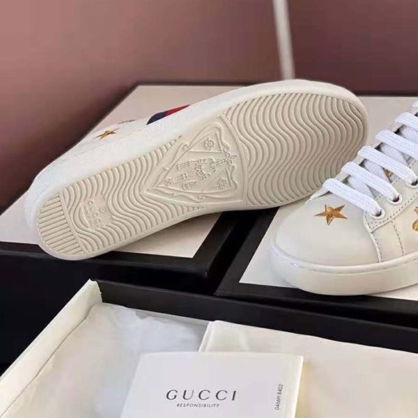 Gucci Unisex Ace sneaker with Bees and Stars Sylvie Web (9)