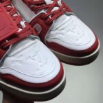 Louis Vuitton LV Men LV Trainer Sneaker Mix of Materials Rubber Monogram Flowers - Image 7