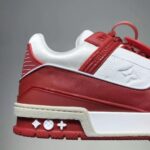 Louis Vuitton LV Men LV Trainer Sneaker Mix of Materials Rubber Monogram Flowers - Image 10