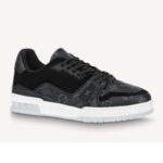 Baskets Louis Vuitton LV Homme LV Trainer Monogram Eclipse Monogram Reverse Canvas