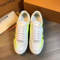 Louis Vuitton LV Men Run Away Sneaker Calf Leather and Textile-Yellow