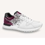 Louis Vuitton LV Herr Run Away Sneaker Tekniska Material Vitt Kalvskinn