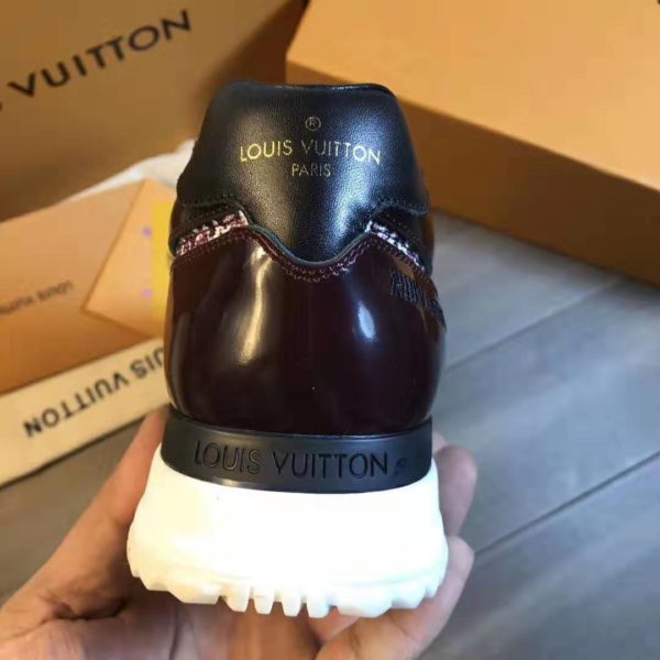 Louis Vuitton LV Men Run Away Sneaker Technical Materials White Calf Leather (5)
