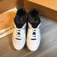 Louis Vuitton LV Men Run Away Sneaker Technical Materials White Calf Leather