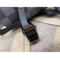 Louis Vuitton LV Unisex Campus Backpack Gray Damier Graphite 3D Coated Canvas