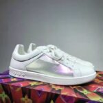 Louis Vuitton LV Unisex Luxembourg Sneaker Mix of Materials Monogram Flower-White - Bild 5