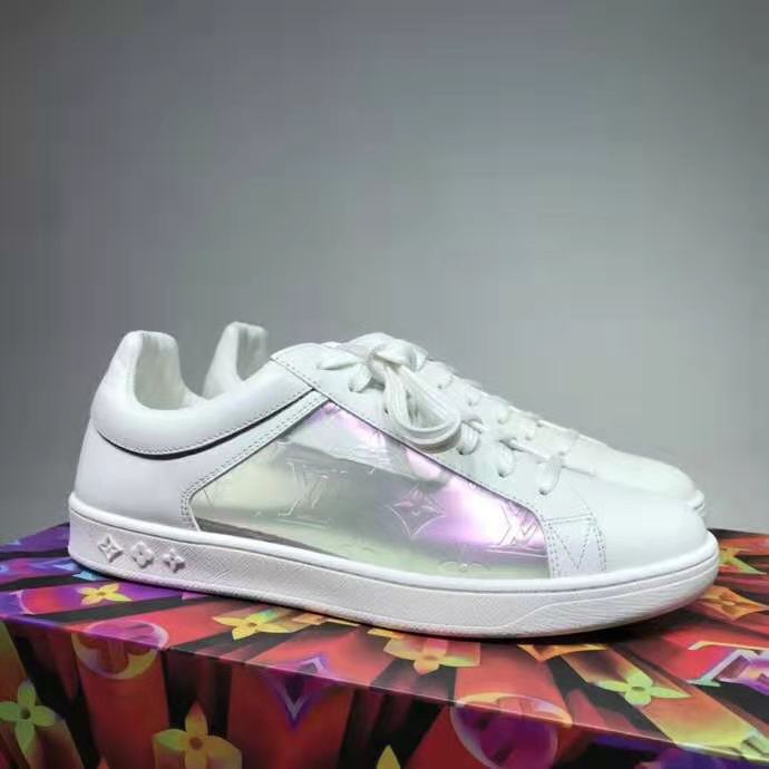 LOUIS VUITTON MONOGRAM PRISM WHITE LUXEMBOURG SNEAKER