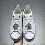 Louis Vuitton LV Unisex Time Out Sneaker Calf Leather Patent Monogram Canvas-Blue – Image 8