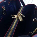 Louis Vuitton LV Women Montaigne MM Handbag Monogram Empreinte Leather-Navy - Image 10
