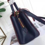 Louis Vuitton LV Women Montaigne MM Handbag Monogram Empreinte Leather-Navy - Image 4