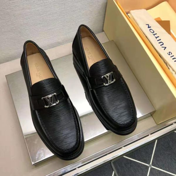 Louis Vuitton Men Major Loafer Epi Calf Leather Glazed Calf Leather-Black (2)