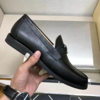 Louis Vuitton Men Major Loafer Epi Calf Leather Glazed Calf Leather-Black