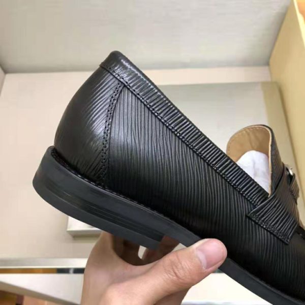 Louis Vuitton Men Major Loafer Epi Calf Leather Glazed Calf Leather-Black (7)