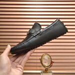 Louis Vuitton Men Monte Carlo Moccasin Calf Leather Monogram Canvas-Black – Bild 7