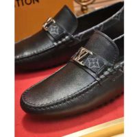 Louis Vuitton Men Monte Carlo Moccasin Calf Leather Monogram Canvas-Black